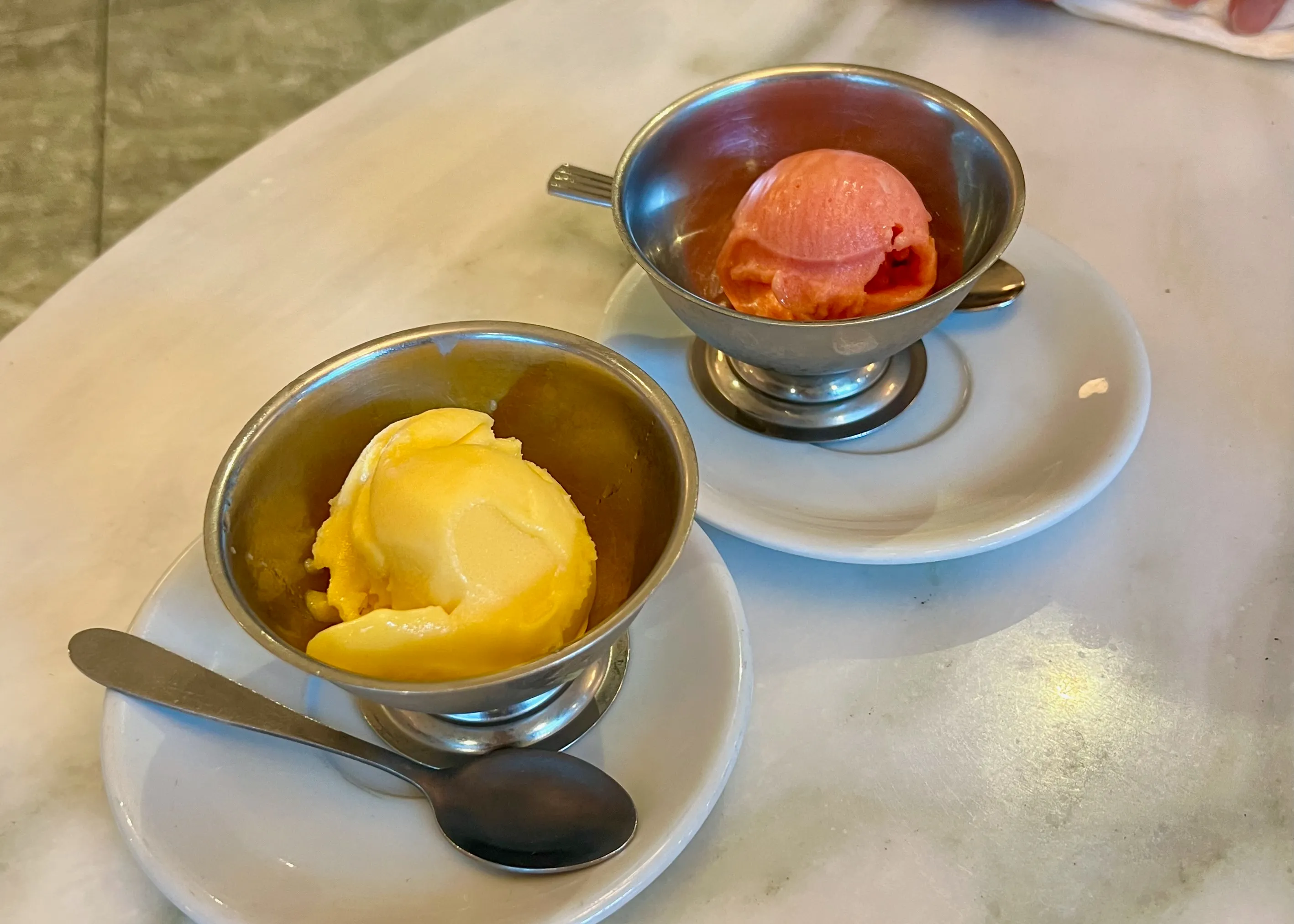 Blood orange and Passionfruit Sorbet