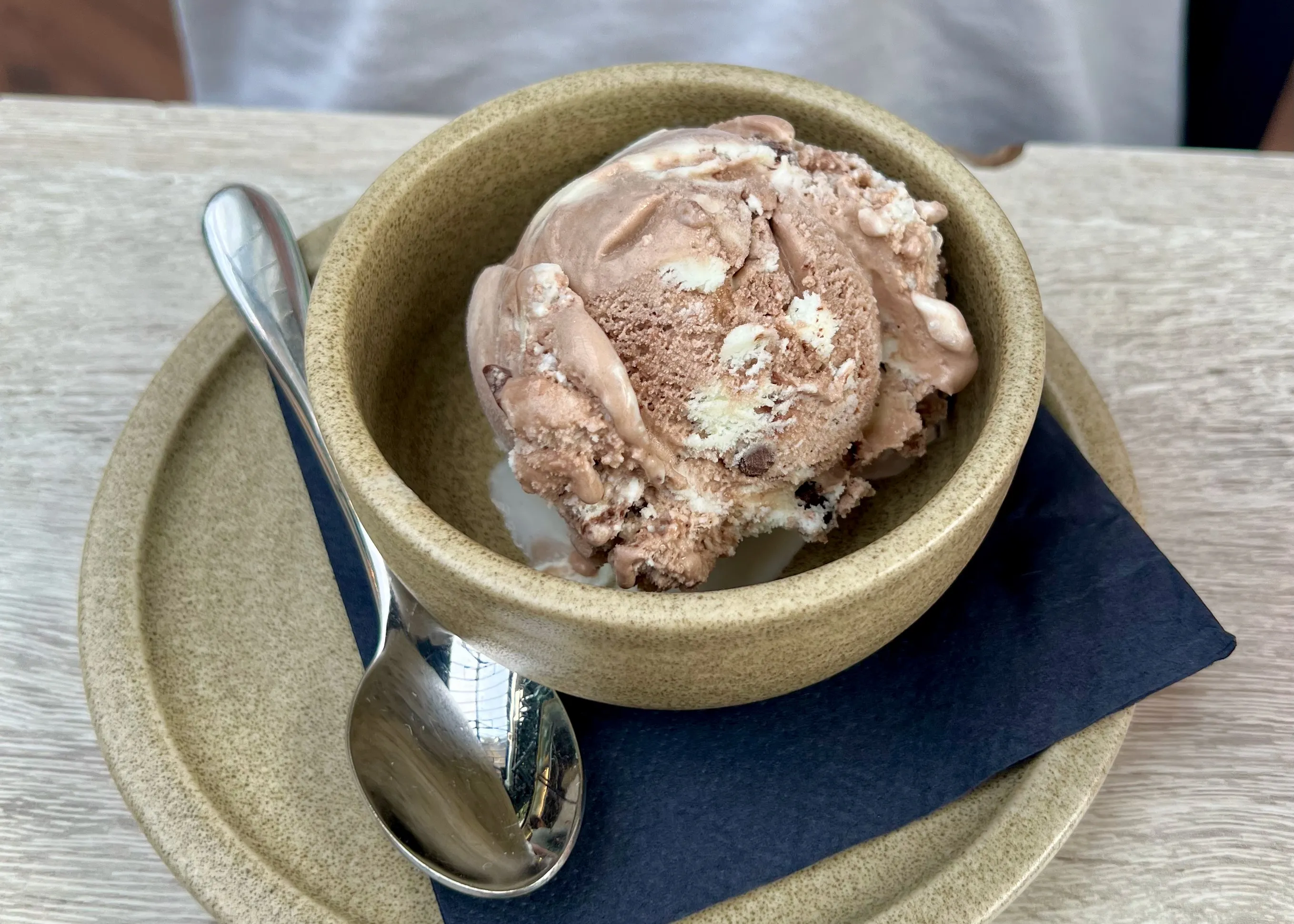 Mint choc ice cream