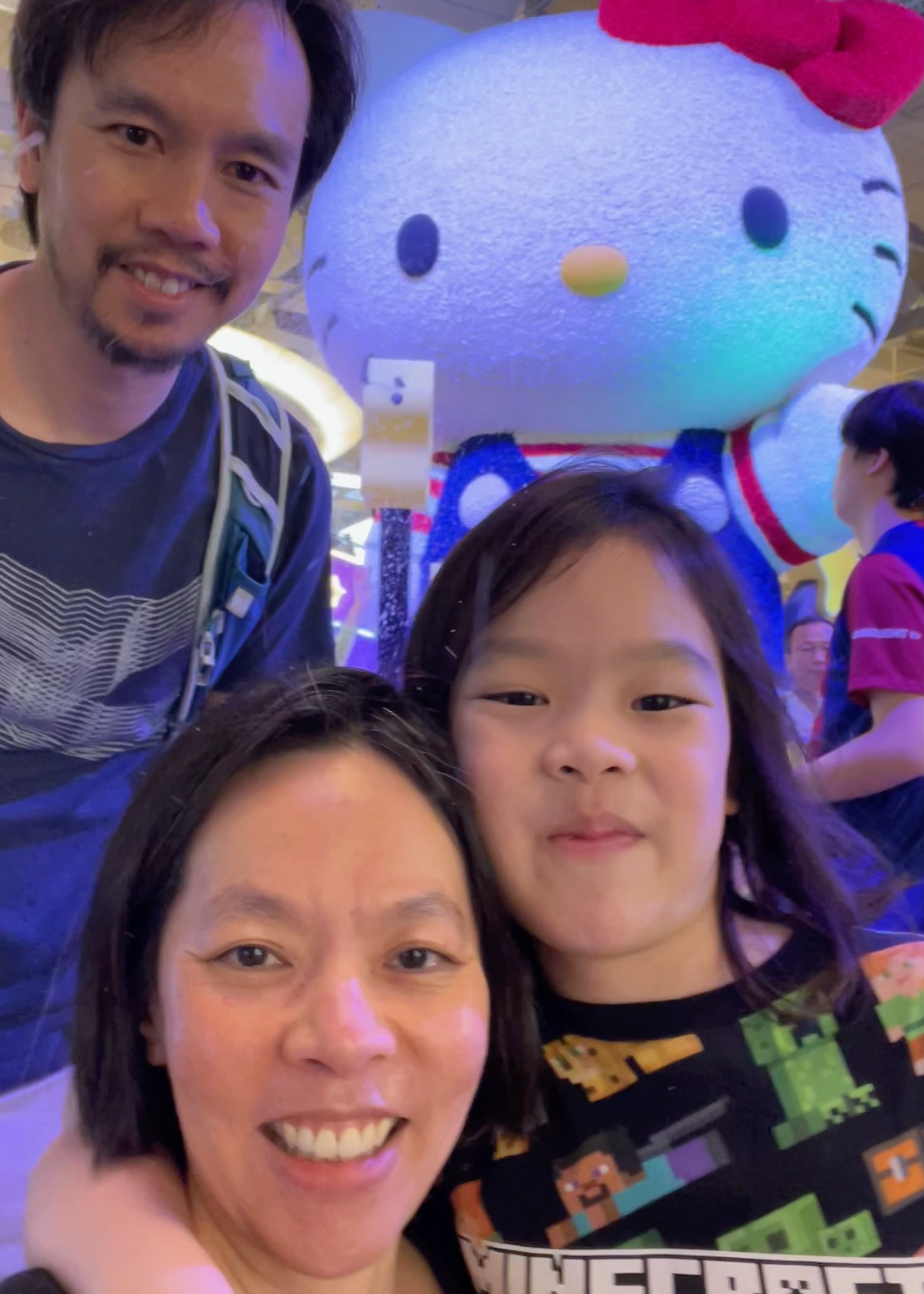 In Singapore, on our way home to London