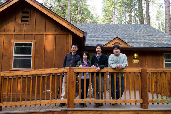 Our cabin at Evergreen Lodge