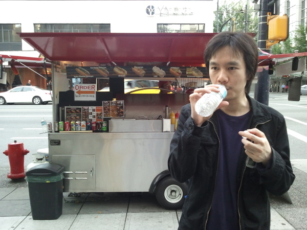 Japa Dog stand on Burrard Street