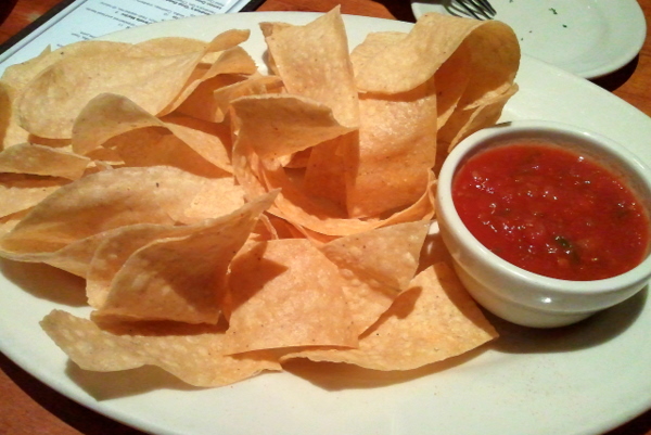 Fresh salsa and chips