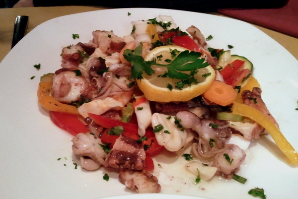 Octopus salad