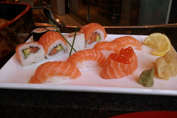 Salmon platter