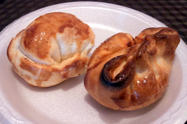 Humita and Pollo Empanadas