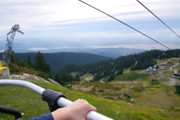 View from the chairlift