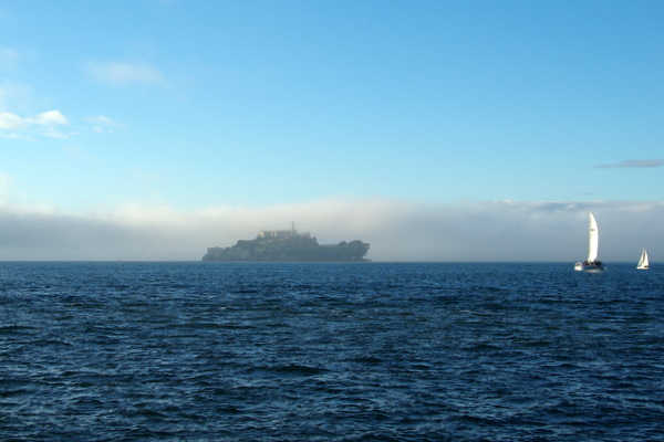 View of Alcatraz from the pier