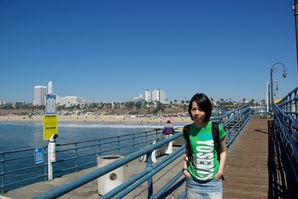 At Santa Monica Pier