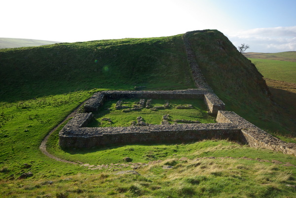 A Milecastle along Hadrian's Wall