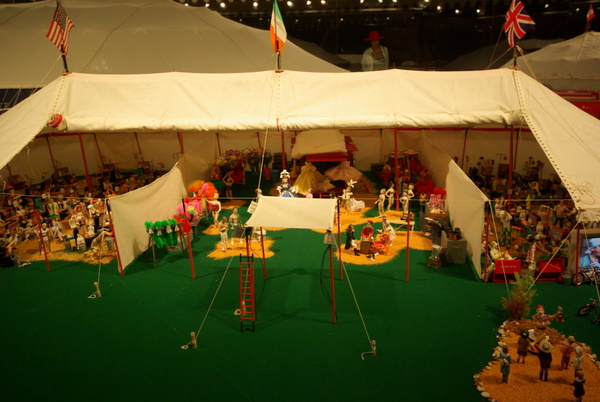The circus performers' changeroom